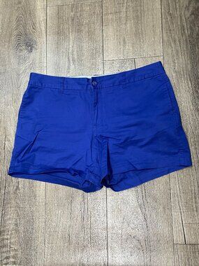 NWT GAP Blue "Khakis by GAP The 4" Short" Womens Size 14 (SKU: 10W)